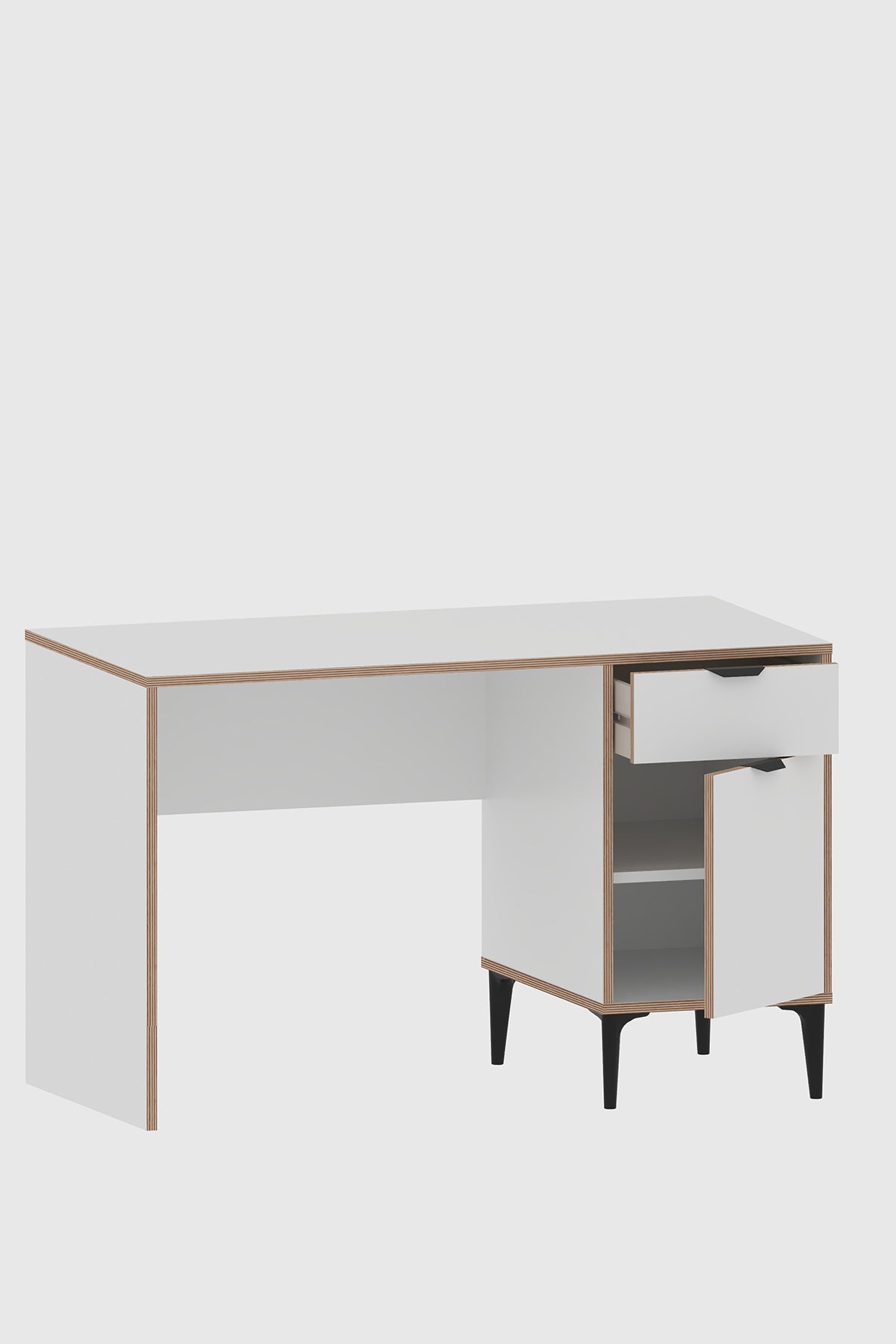Arden Çekmeceli Çalışma Masası Y:76 G:120 D:60 - Ofis Mobilyası - Görsel 4