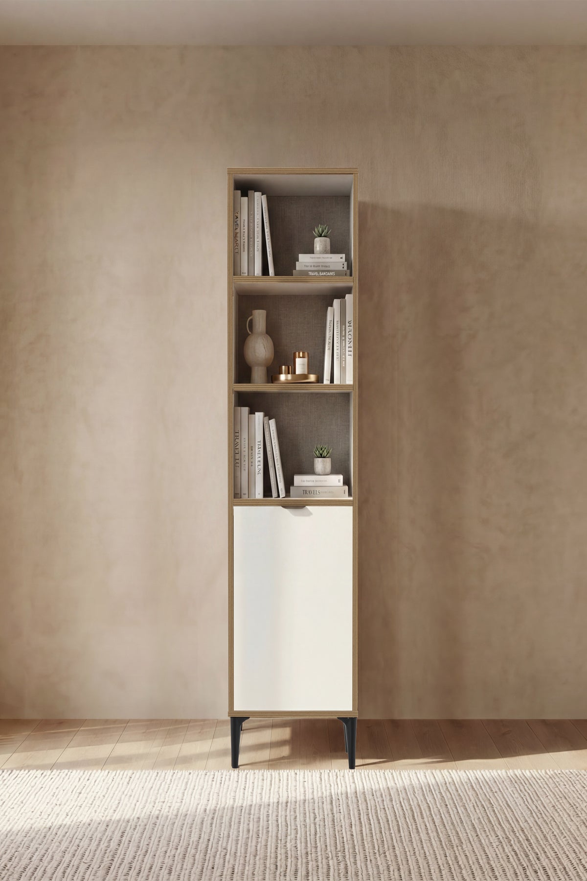 Arden Kitaplık Y:173 G:40 D:30 - Dekorasyon / Kitaplık / Raf Sistemi | SARMOBİ