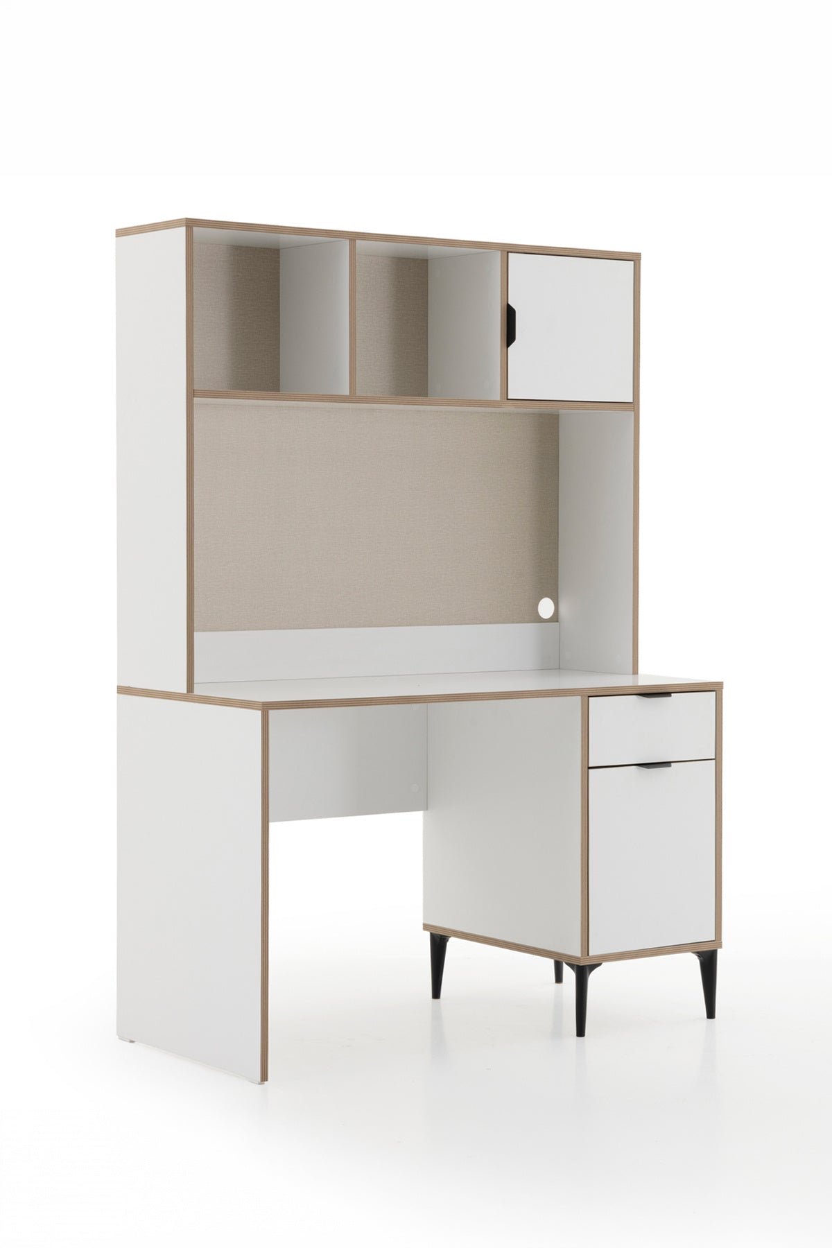 Arden Raflı Çalışma Masası Y:174 G:120 D:60 - Ofis Mobilyası - Görsel 2