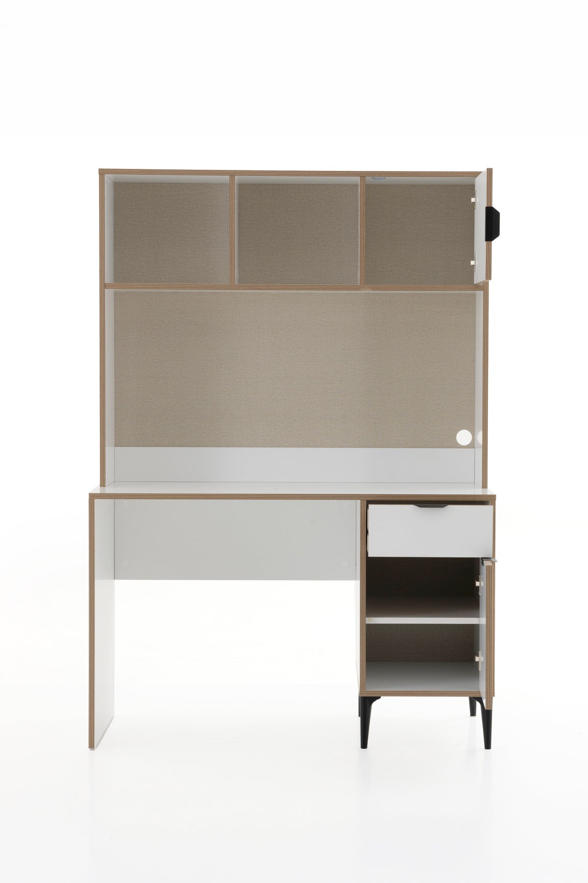 Arden Raflı Çalışma Masası Y:174 G:120 D:60 - Ofis Mobilyası - Görsel 4