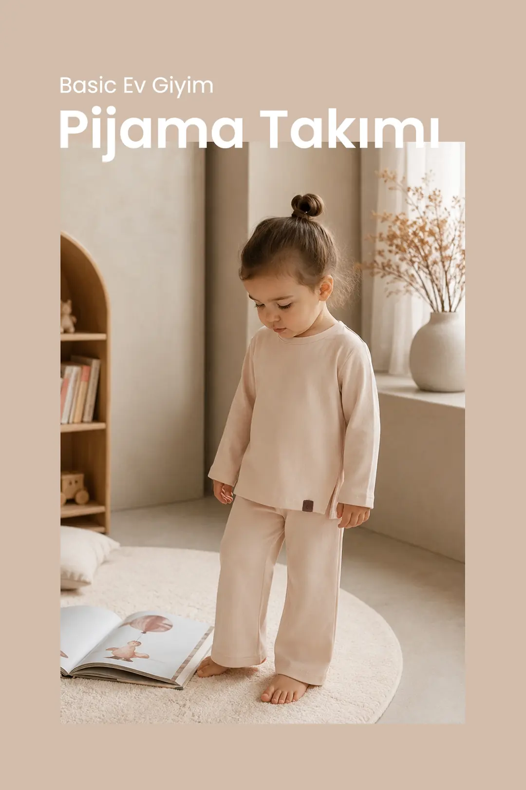 Basic Ev Giyim Pijama Takımı Premium 1. Sınıf %100 Pamuk pijama-takım çocuk pijaması - Giyim / Ev Giyim