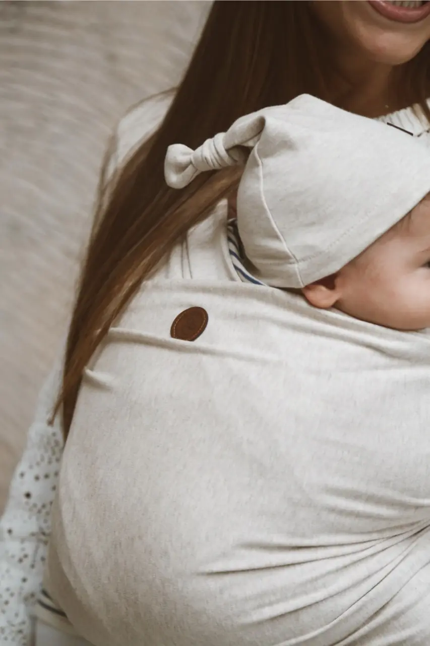 Premium Esnek Wrap Sling ( Babysling - sling - babysling - bebek taşıma şalı - babywearing - kanguru ) - Giyim / Bebek Giyim - Görsel 7