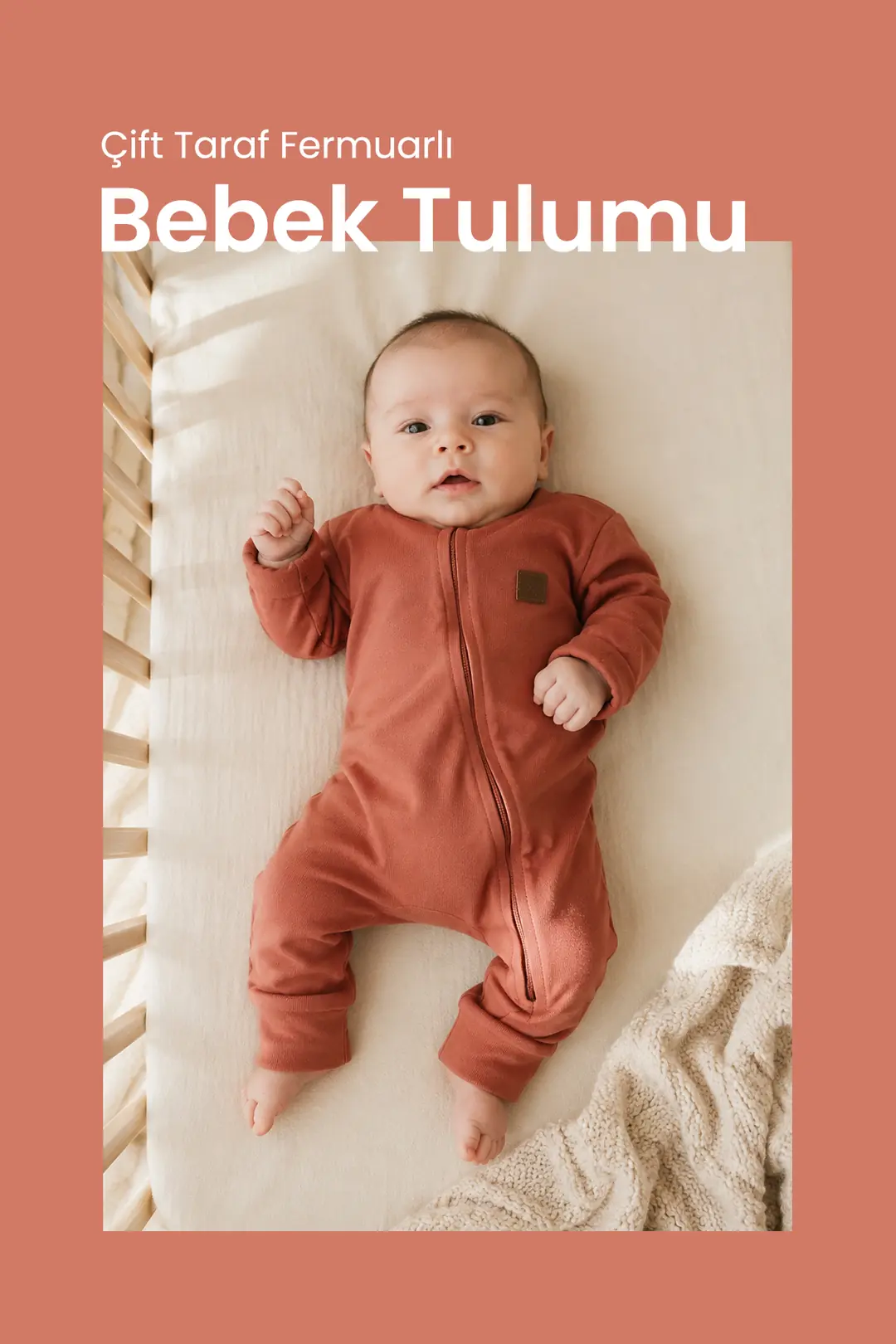 Çift Taraf Fermuarlı Bebek Tulumu tulum - Giyim / Bebek Giyim | ILAYS MABEL