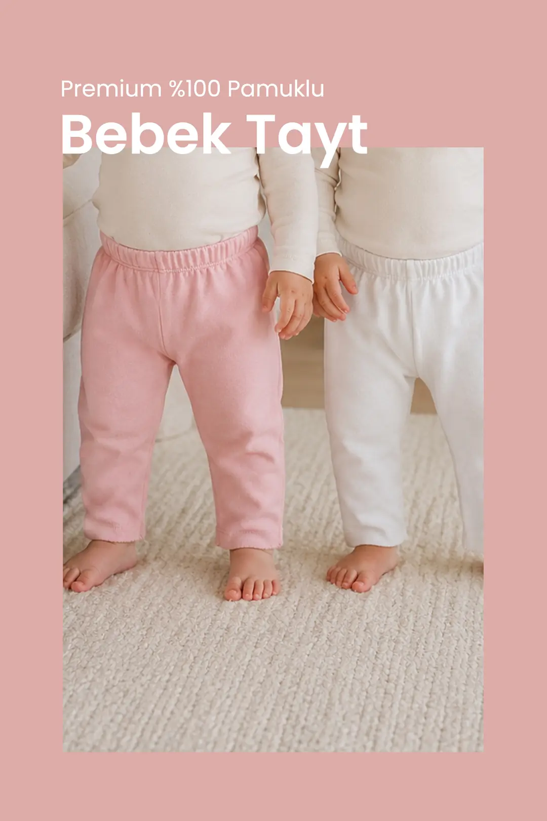 Premium %100 Pamuklu Bebek 2li tayt bebek pantolon - Giyim / Bebek Giyim | ILAYS MABEL
