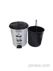Desenli Çöp Kovası 20 litre - Görsel 3