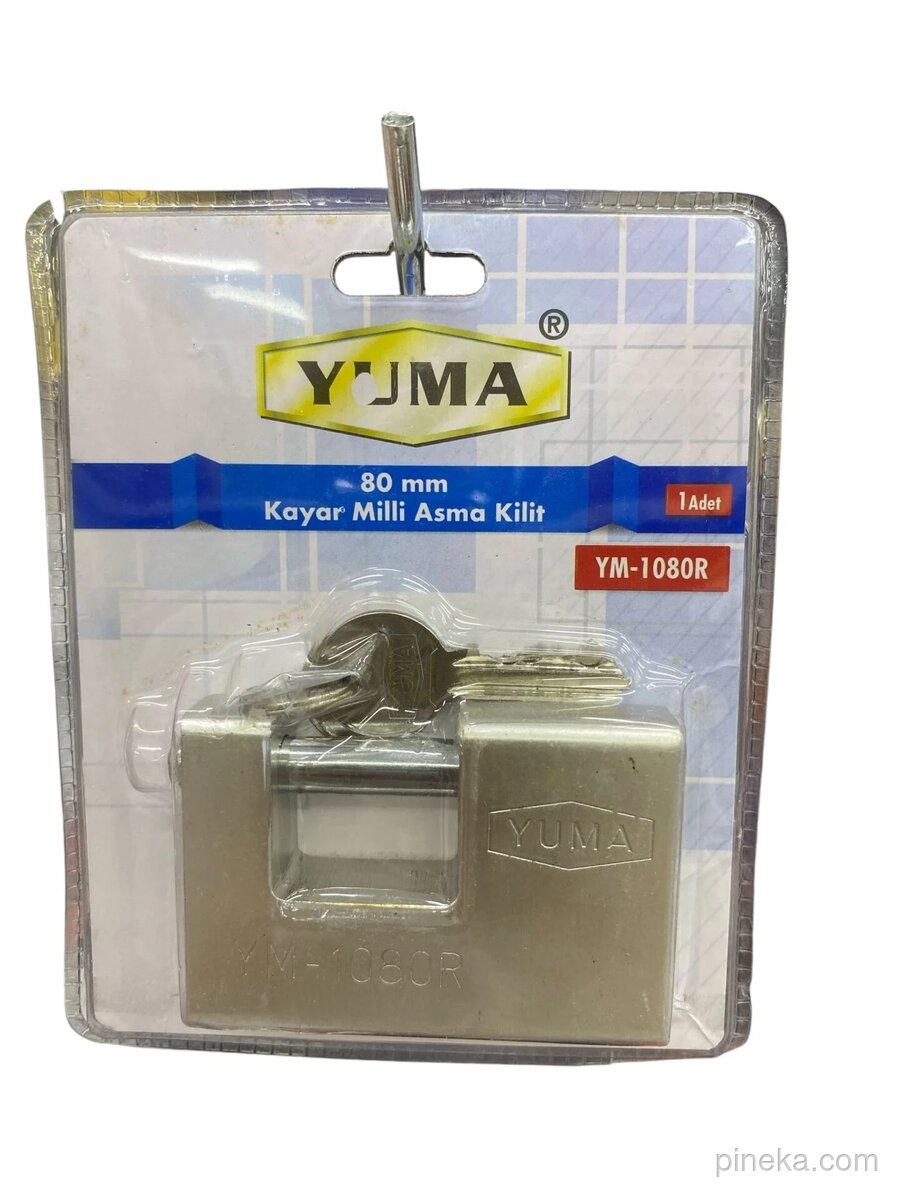 YUMA KAYAR MİLLİ ASMA KİLİT 80 MM - Bahçe & Yapı Market / Hırdavat & El Aletleri