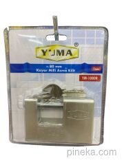 YUMA KAYAR MİLLİ ASMA KİLİT 80 MM - Bahçe & Yapı Market / Hırdavat & El Aletleri - Görsel 2