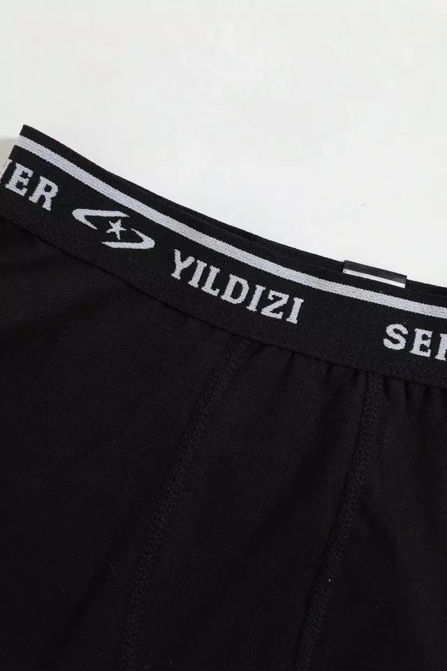 Seher Yıldızı Erkek Likrali Boxer Siyah TZL-P-00000993 - Diğer - Görsel 2